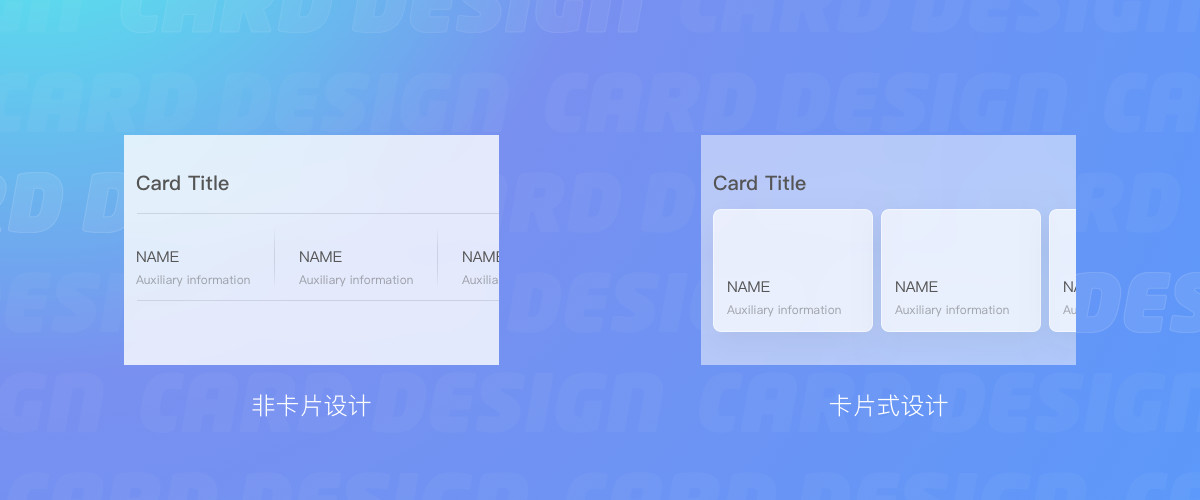 浅谈卡片式设计